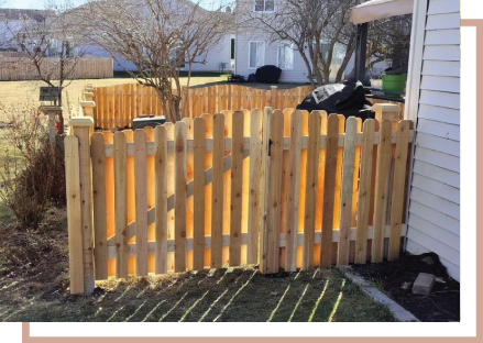 Cedar Fence Gate