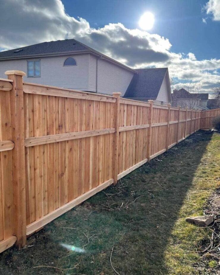 Wood Privacy Fence