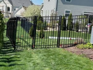 Black Aluminum Fence