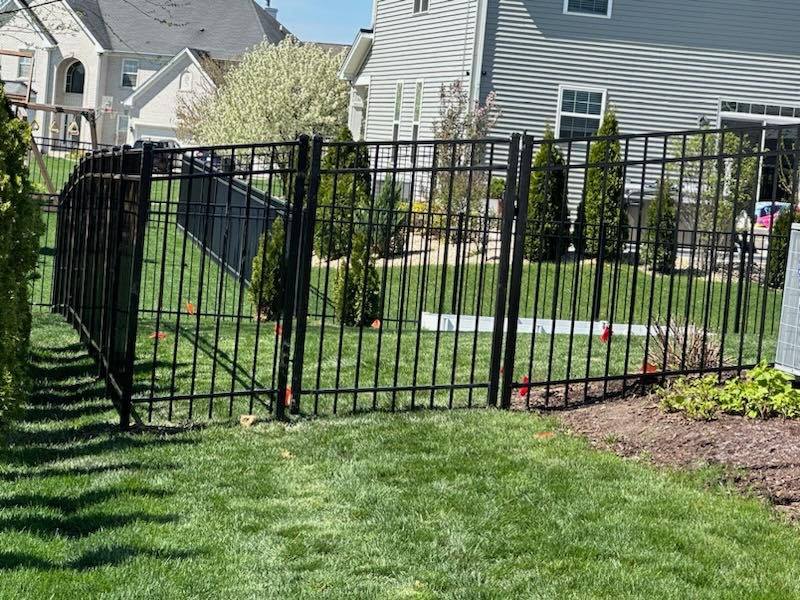 Black Aluminum Fence