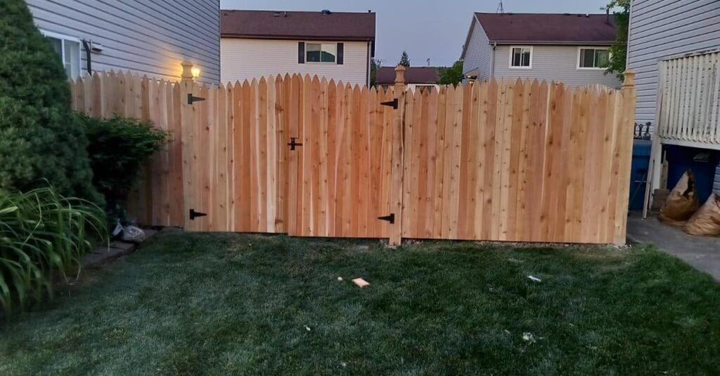 Cedar Gate Fence